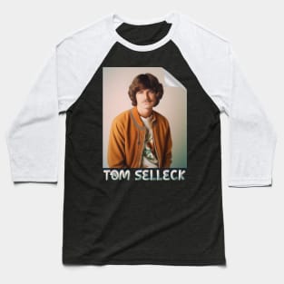 vintage colorfull tom selleck poster 2 Baseball T-Shirt